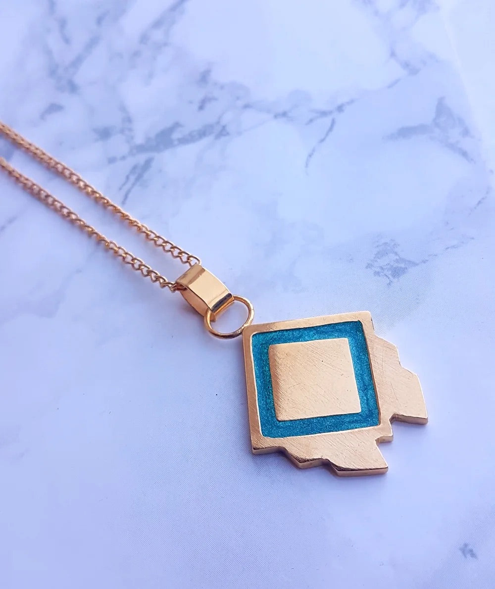 Geo-Space Pendant necklace