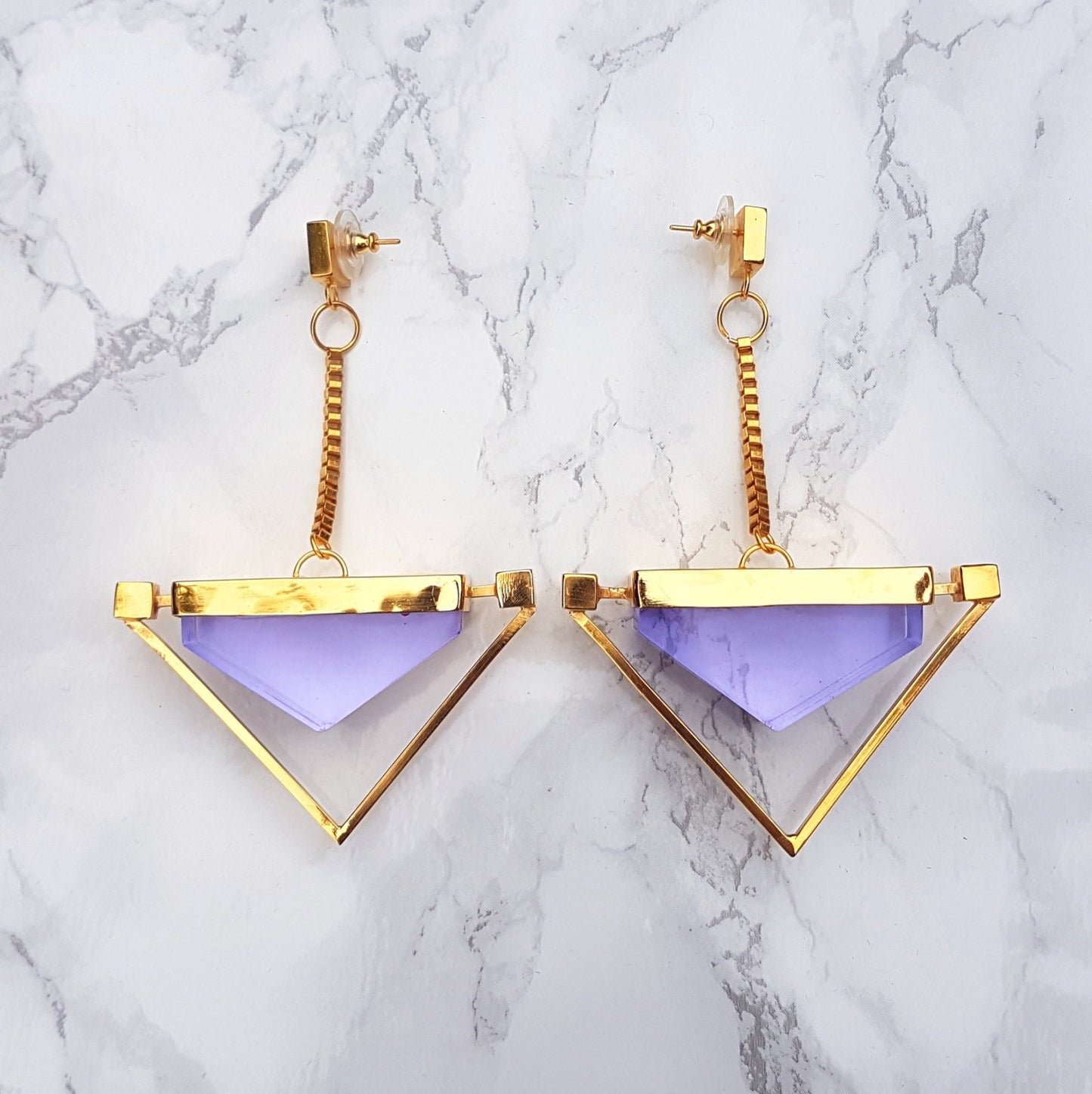 Luna Earrings in Passion Flower Violet