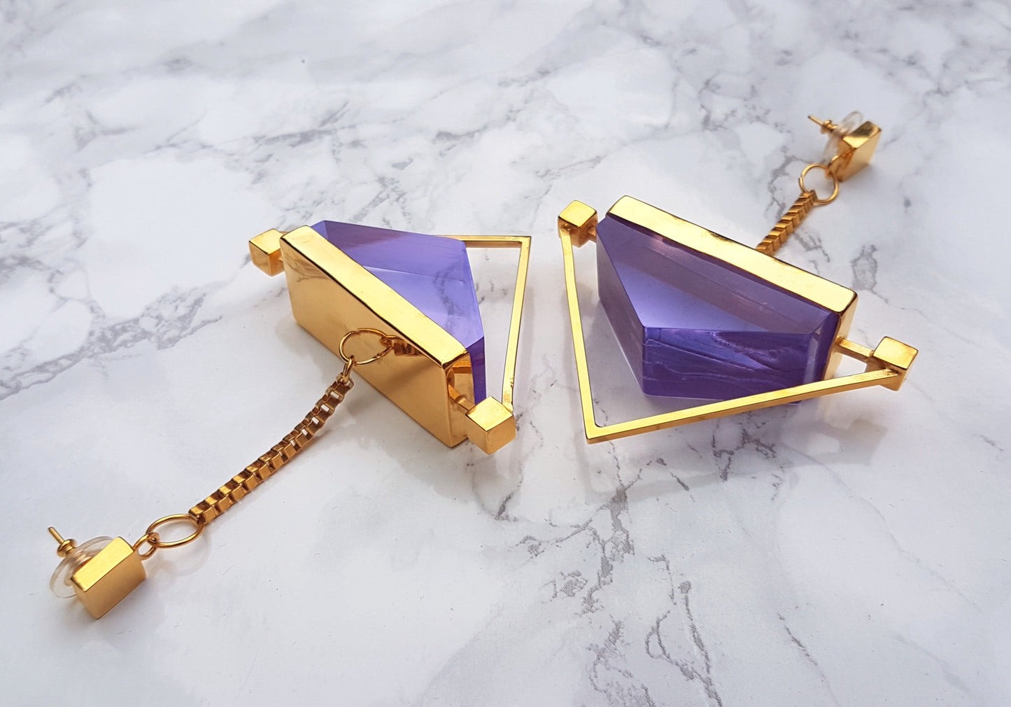 Luna Earrings in Passion Flower Violet