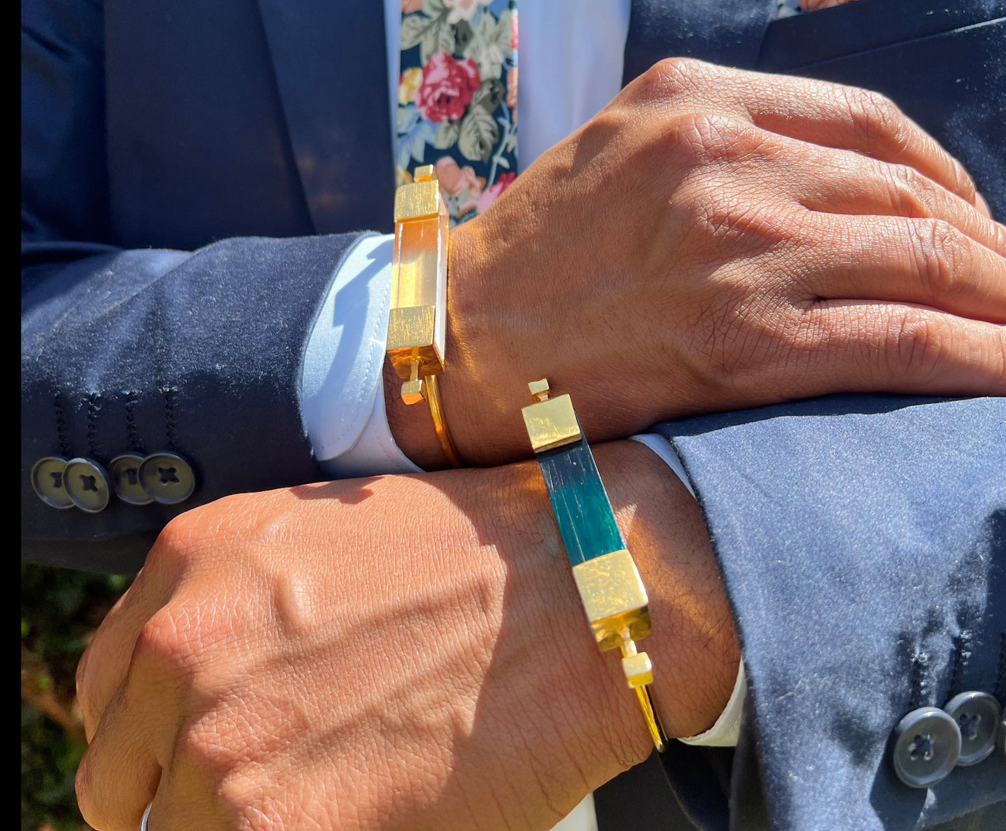 Monroe Statement Bracelet in clear