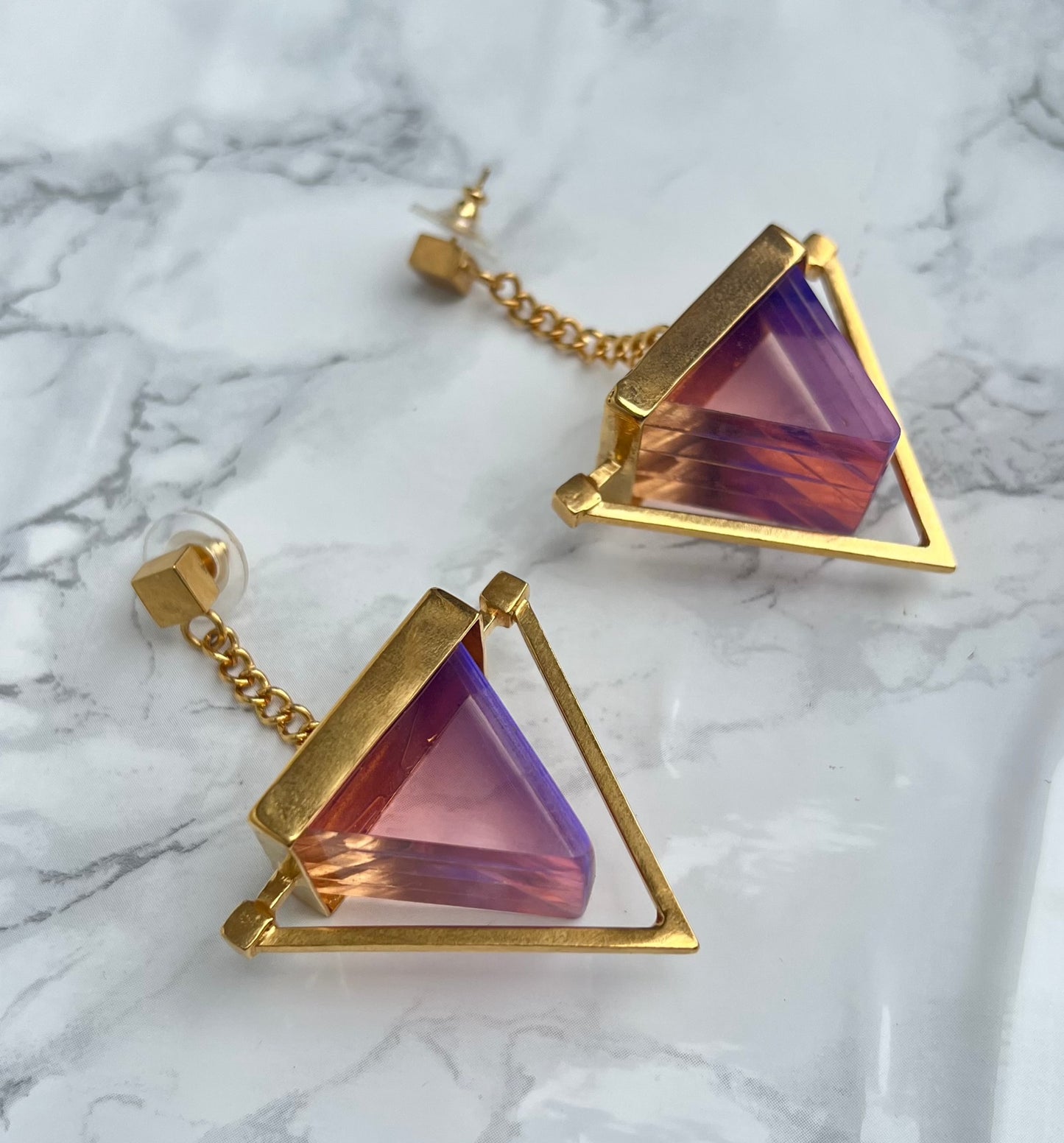 Venus Earrings In Caribbean Peach (Pink)