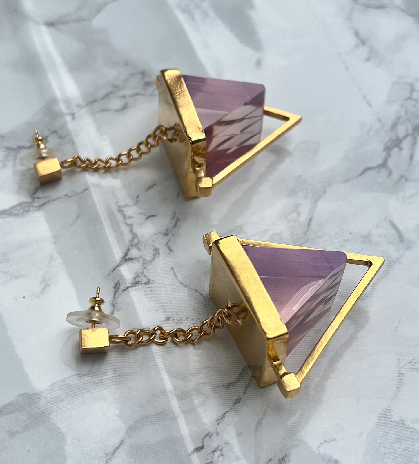 Venus Earrings In Caribbean Peach (Pink)