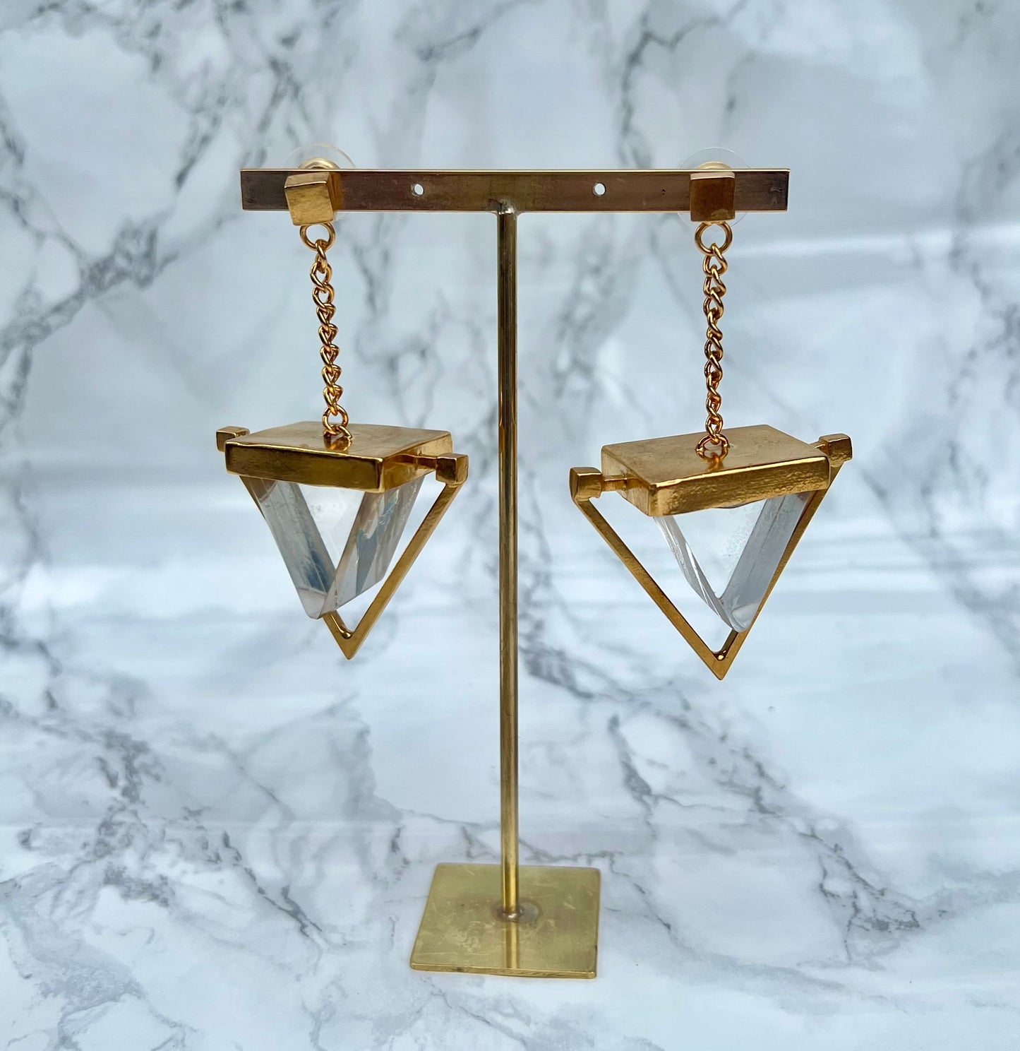 Venus Earrings In Clear