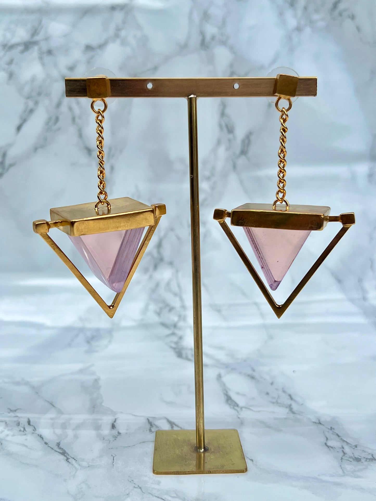 Venus Earrings In Caribbean Peach (Pink)