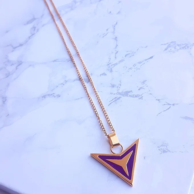Tri-Metric Pendant necklace