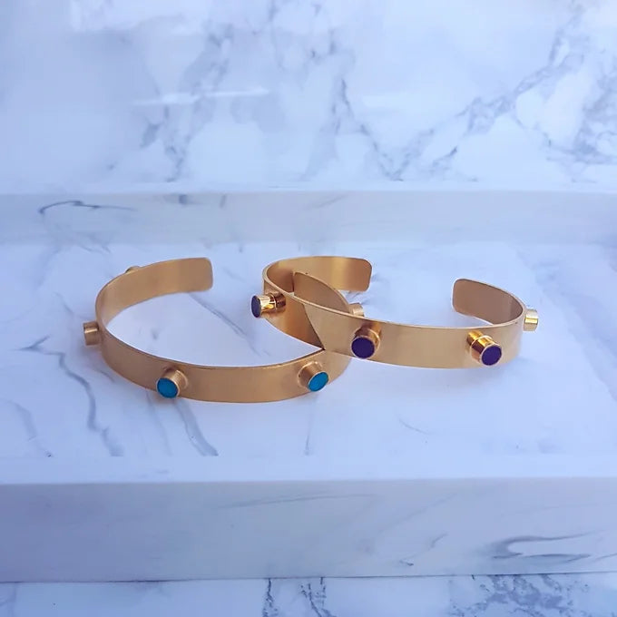 Grace bracelet in Deep Purple- polished finish