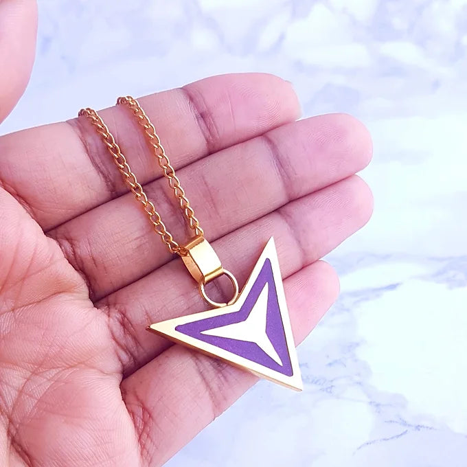 Tri-Metric Pendant necklace