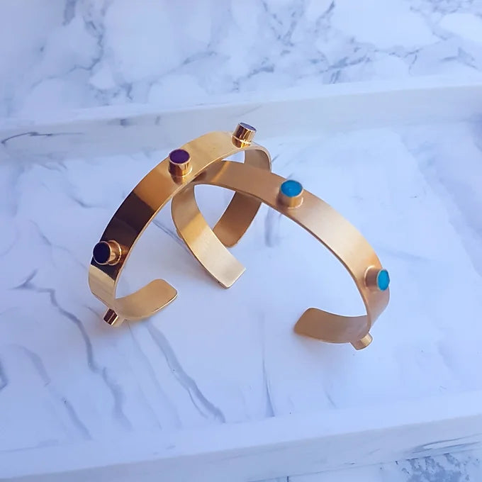 Grace bracelet in Deep Purple- polished finish