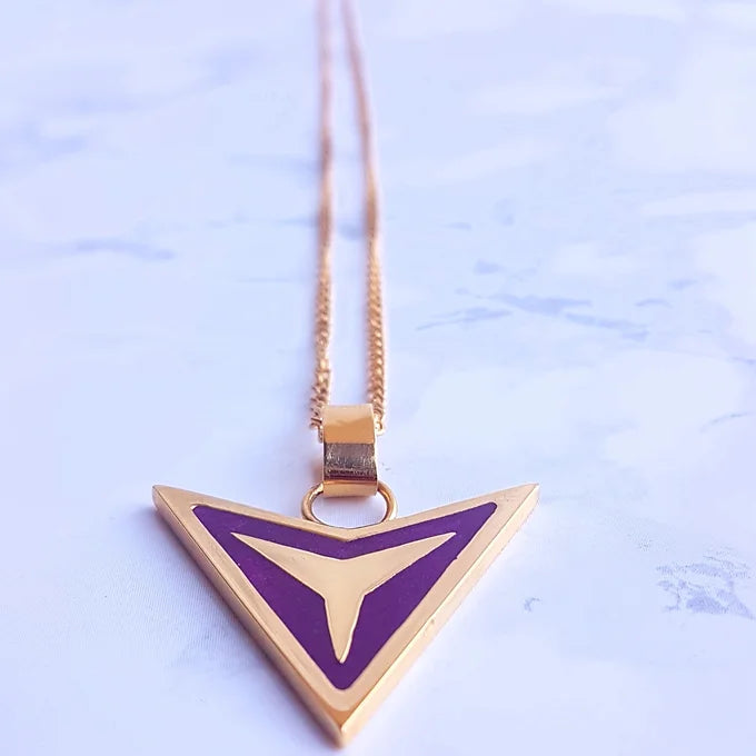 Tri-Metric Pendant necklace