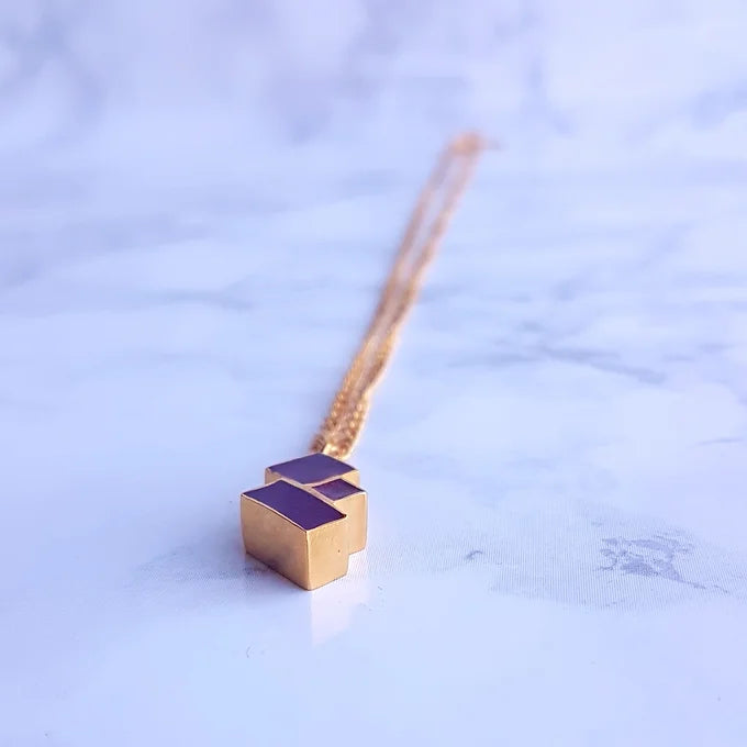 Deep Ocean Necklace in Purple