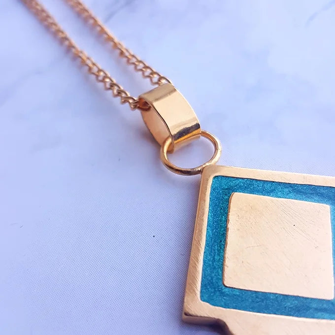 Geo-Space Pendant necklace