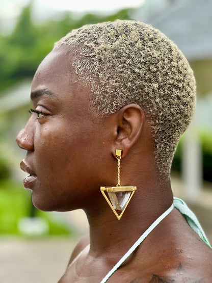 Venus Earrings In Clear
