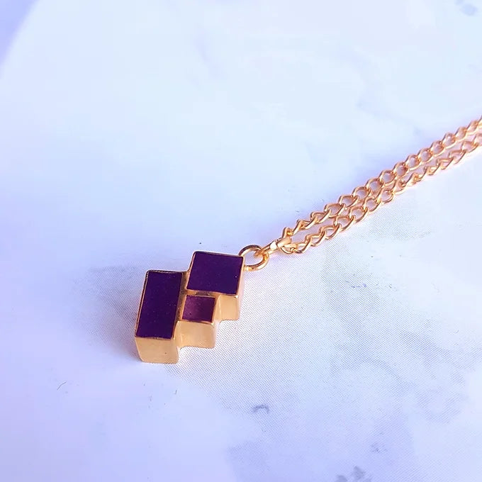 Deep Ocean Necklace in Purple