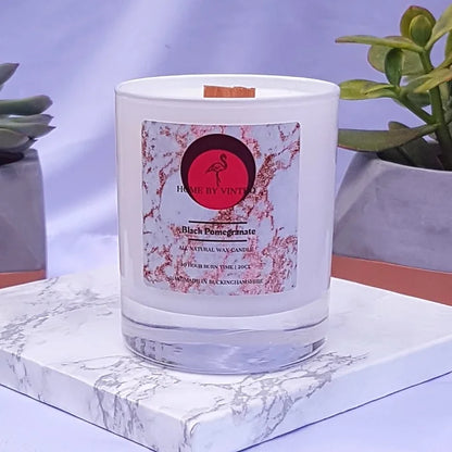Black Pomegranate Soy candle
